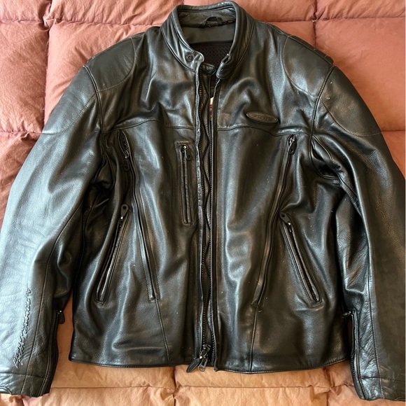 Harley-Davidson FXRG Leather Jacket with Liner - Picture 1 of 9